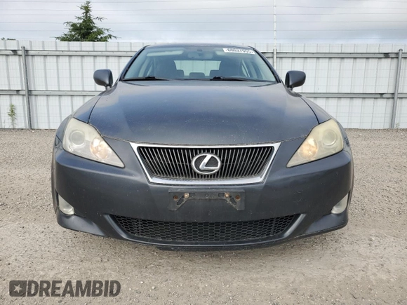 2008 Lexus IS 250 with VIN JTHCK262582026538, listed as a Copart auction lot 60037955 with 270,942 mi miles and Clean title. Bid and sale history available at DreamBid. Image 5.