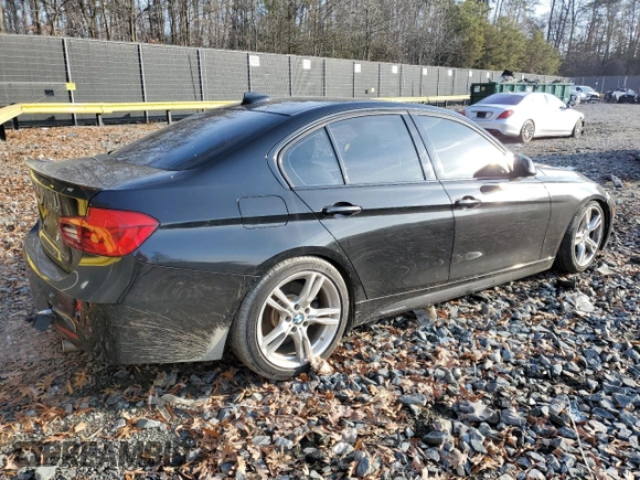 2017 BMW 3 Series 340i xDrive with VIN WBA8B7C52HK858192, listed as a Copart auction lot 86522814 with 97,512 mi miles and Salvage Title. Bid and sale history available at carsss.com. Image 3.