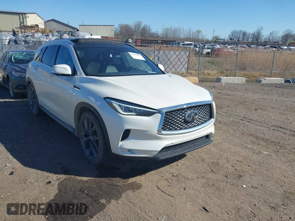 2019 Infiniti QX50 Essential z VIN 3PCAJ5M35KF120657, wystawiony jako IAAI lot #42072946 z przebiegiem 78 042 mil mil oraz . Historia ofert i sprzedaży dostępna na DreamBid. Obrazek 1.