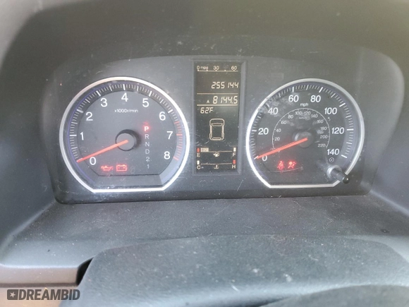 2009 Honda CR-V EX with VIN 5J6RE48509L045445, listed as a Copart auction lot 47201675 with 255,144 mi miles and Salvage Title. Bid and sale history available at carsss.com. Image 9.