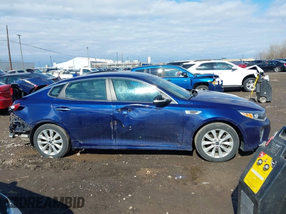2018 Kia Optima LX with VIN 5XXGT4L34JG186189, listed as a IAAI auction lot 41845909 with 99,382 mi miles and . Bid and sale history available at carsss.com. Image 13.