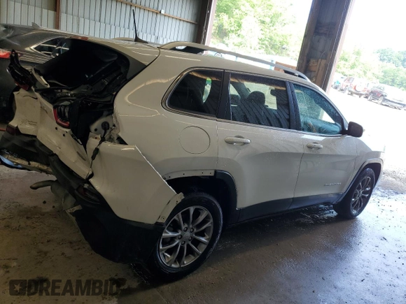 2019 Jeep Cherokee Latitude Plus with VIN 1C4PJLLB9KD247457, listed as a Copart auction lot 59538825 with 91,801 mi miles and Salvage title. Bid and sale history available at DreamBid. Image 3.