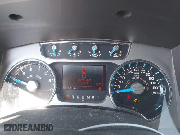 2014 Ford F-150 XL with VIN 1FTFW1ET4EFA15753, listed as a IAAI auction lot 41908571 with 161,901 mi miles. Bid and sale history available at carsss.com. Image 7.