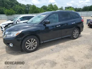 2015 Nissan Pathfinder S with VIN 5N1AR2MN9FC709556, listed as a Copart auction lot 60984705 with 317,723 mi miles and Salvage title. Bid and sale history available at DreamBid. Image 1.