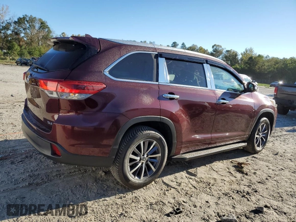 2018 Toyota Highlander SE z VIN 5TDKZRFH9JS238704, wystawiony jako Copart lot #74180764 z przebiegiem 96 037 mil mil oraz Szkoda całkowita • Salvage title. Historia ofert i sprzedaży dostępna na DreamBid. Obrazek 3.