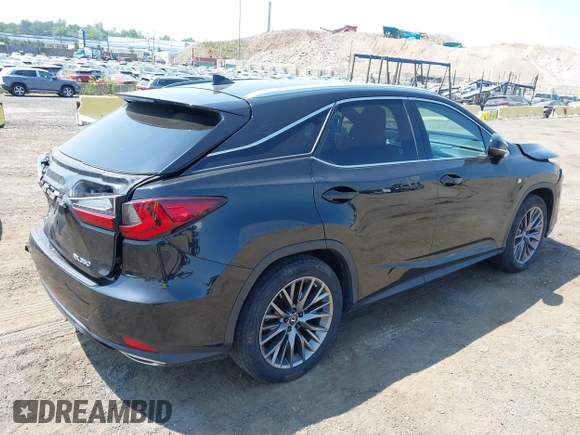 2020 Lexus RX 350 F Sport Performance with VIN 2T2YZMDA1LC224855, listed as a IAAI auction lot 42760475 with 49,779 mi miles and . Bid and sale history available at DreamBid. Image 4.