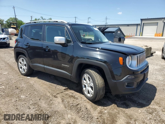 2015 Jeep Renegade Limited with VIN ZACCJBDT1FPB85947, listed as a Copart auction lot 62171715 with 108,749 mi miles and Salvage title. Bid and sale history available at DreamBid. Image 4.