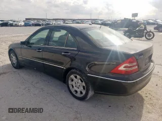 2006 Mercedes-Benz C 280 Luxury with VIN WDBRF54H66F801331, listed as a Copart auction lot 55140345 with 143,157 mi miles and Salvage title. Bid and sale history available at DreamBid. Image 2.