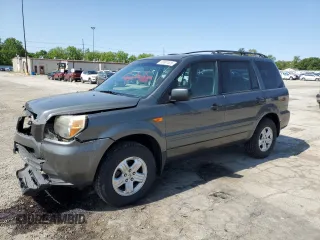 2007 Honda Pilot LX with VIN 2HKYF18167H504876, listed as a Copart auction lot 58997525 with 162,734 mi miles and Salvage title. Bid and sale history available at DreamBid. Image 1.