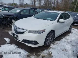 2016 Acura TLX Technology z VIN 19UUB3F55GA003546, wystawiony jako IAAI lot #41283040 z przebiegiem 89 926 mil mil oraz . Historia ofert i sprzedaży dostępna na DreamBid. Obrazek 2.