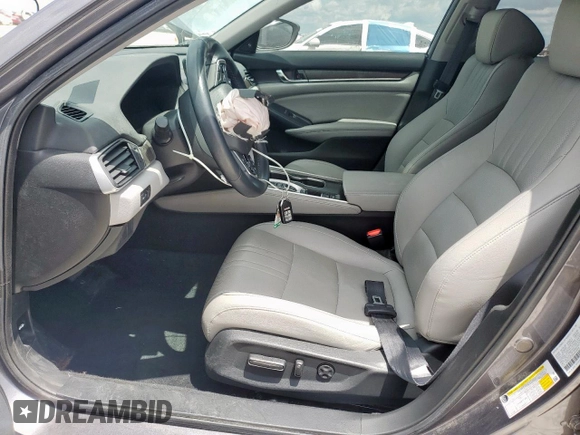 2019 Honda Accord EX-L with VIN 1HGCV2F59KA024048, listed as a Copart auction lot 62312285 with 63,510 mi miles and Salvage title. Bid and sale history available at DreamBid. Image 7.