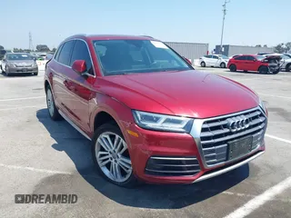 2018 Audi Q5 Premium Plus with VIN WA1BNAFY8J2207118, listed as a IAAI auction lot 42724991 with 117,707 mi miles and . Bid and sale history available at DreamBid. Image 1.