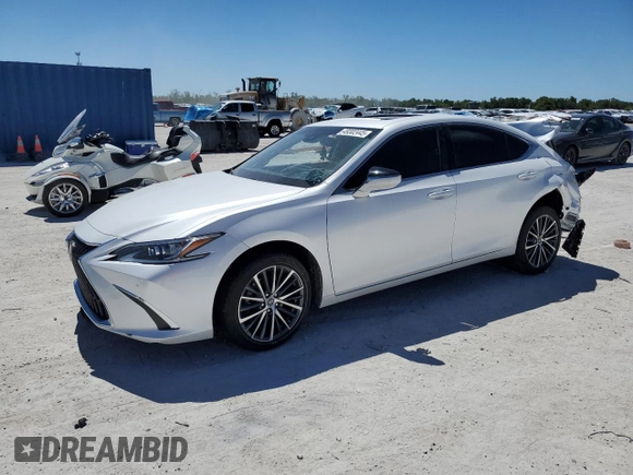 2023 Lexus ES with VIN 58ADA1C15PU034256, listed as a Copart auction lot 49302445 with 11,543 mi miles and Non Repairable. Bid and sale history available at carsss.com. Image 1.