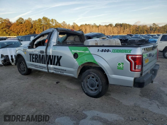 2016 Ford F-150 XL with VIN 1FTNF1CF9GKD66841, listed as a Copart auction lot 84487704 with 0 mi miles and Salvage Title. Bid and sale history available at carsss.com. Image 2.