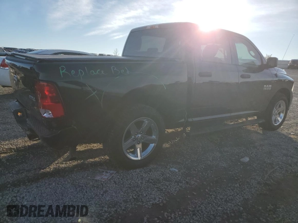 2018 Ram 1500 Express z VIN 3C6RR7KG3JG203310, wystawiony jako Copart lot #82222274 z przebiegiem 84 017 mil mil oraz Szkoda całkowita • Salvage title. Historia ofert i sprzedaży dostępna na DreamBid. Obrazek 3.