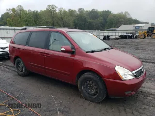 2011 Kia Sedona LX with VIN KNDMG4C71B6396100, listed as a Copart auction lot 73844074 with 103,230 mi miles and Clean Title. Bid and sale history available at carsss.com. Image 4.