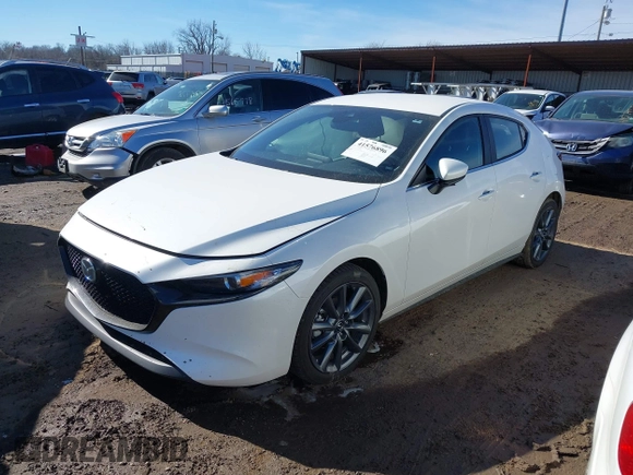 2023 Mazda 3 S Select with VIN JM1BPAKM9P1615449, listed as a IAAI auction lot 41576896 with 27,712 mi miles and . Bid and sale history available at DreamBid. Image 2.
