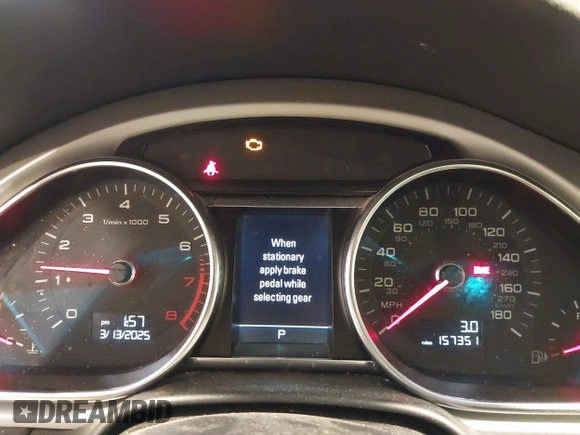 2014 Audi Q7 3.0T Premium Plus with VIN WA1LGAFE7ED004302, listed as a IAAI auction lot 41793547 with 157,351 mi miles. Bid and sale history available at carsss.com. Image 7.