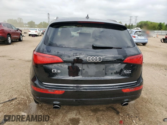 2016 Audi Q5 Premium Plus with VIN WA1L2AFP2GA138641, listed as a Copart auction lot 56469005 with 78,070 mi miles and Salvage title. Bid and sale history available at DreamBid. Image 6.