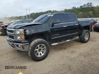 2015 Chevrolet Silverado 1500 LTZ with VIN 3GCPCSEC5FG139940, listed as a Copart auction lot 50695995 with 180,851 mi miles and Salvage Title. Bid and sale history available at DreamBid. Image 1.