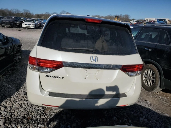 2016 Honda Odyssey EX-L with VIN 5FNRL5H61GB061423, listed as a Copart auction lot 49189835 with 158,040 mi miles and Salvage Title. Bid and sale history available at carsss.com. Image 6.