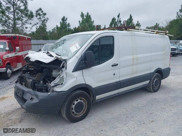 2016 Ford Transit Cargo Van with VIN 1FTYE1YMXGKB48964, listed as a IAAI auction lot 41227860 with 1 mi miles. Bid and sale history available at carsss.com. Image 2.