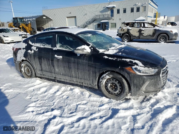 2017 Hyundai Elantra SE with VIN KMHD84LF3HU304957, listed as a Copart auction lot 42901775 with 79,512 mi miles and Salvage Title. Bid and sale history available at carsss.com. Image 4.