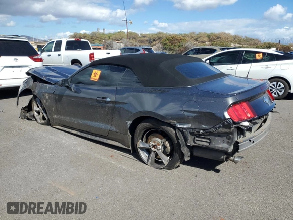 2017 Ford Mustang V6 with VIN 1FATP8EM8H5286333, listed as a Copart auction lot 89166155 with 98,391 mi miles and Salvage Title. Bid and sale history available at carsss.com. Image 2.