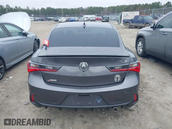 2019 Acura ILX w/Premium/A-Spec Pkg with VIN 19UDE2F8XKA003563, listed as a IAAI auction lot 41565914 with 49,960 mi miles. Bid and sale history available at carsss.com. Image 16.