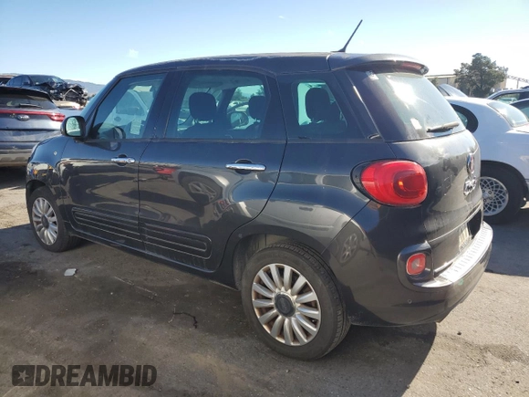 2014 FIAT 500L Easy with VIN ZFBCFABH7EZ024287, listed as a Copart auction lot 83227974 with 127,306 mi miles and Clean Title. Bid and sale history available at carsss.com. Image 2.