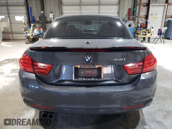 2015 BMW 4 Series 428i with VIN WBA3V7C51FP772986, listed as a Copart auction lot 41652745 with 66,279 mi miles and Salvage Title. Bid and sale history available at carsss.com. Image 6.