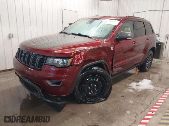 2021 Jeep Grand Cherokee Trailhawk with VIN 1C4RJFLG8MC650599, listed as a IAAI auction lot 41277515 with 69,244 mi miles. Bid and sale history available at carsss.com. Image 2.