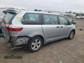 2015 Toyota Sienna L with VIN 5TDZK3DCXFS620092, listed as a Copart auction lot 61606095 with 130,624 mi miles and Salvage title. Bid and sale history available at DreamBid. Image 3.