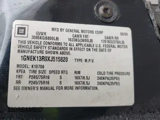 1999 Chevrolet Tahoe Z71 z VIN 1GNEK13R9XJ515820, wystawiony jako IAAI lot #42004125 z przebiegiem 251 184 mil mil oraz . Historia ofert i sprzedaży dostępna na DreamBid. Obrazek 9.