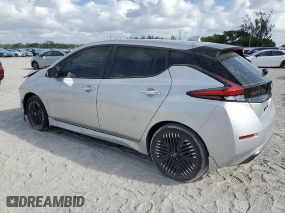 2023 Nissan LEAF SV Plus with VIN 1N4CZ1CV4PC559467, listed as a Copart auction lot 54335465 with 14,641 mi miles and Non Repairable. Bid and sale history available at DreamBid. Image 2.