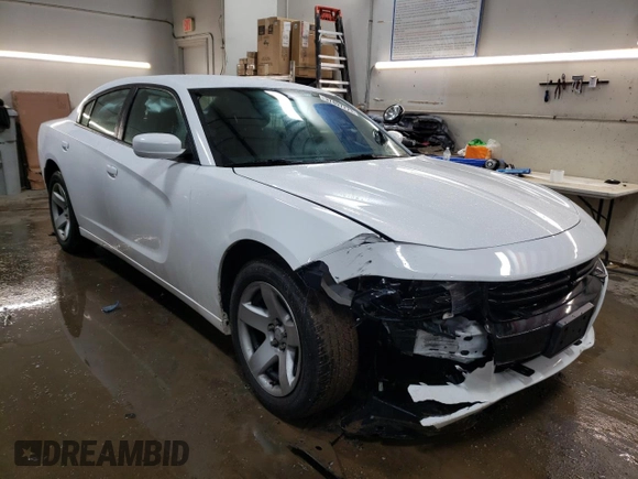 2019 Dodge Charger Police with VIN 2C3CDXAG7KH658925, listed as a Copart auction lot 37497773 with 43,298 mi miles and . Bid and sale history available at DreamBid. Image 4.