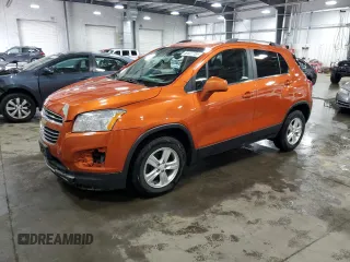 2016 Chevrolet Trax LT with VIN KL7CJPSB1GB691536, listed as a Copart auction lot 50627755 with 68,899 mi miles and Salvage Title. Bid and sale history available at carsss.com. Image 1.