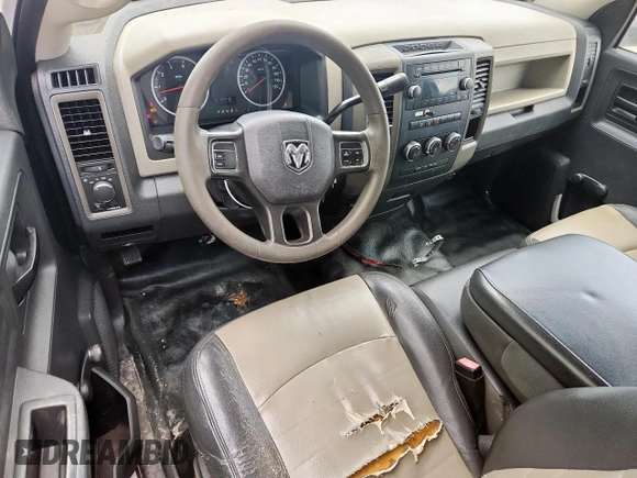 2012 Ram 1500 ST with VIN 3C6JD6DP7CG158765, listed as a Copart auction lot 59503785 with 141,374 mi miles and Clean title. Bid and sale history available at DreamBid. Image 8.