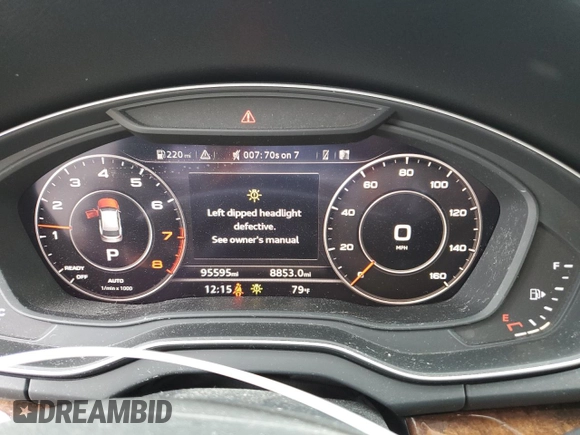 2018 Audi Q5 Premium Plus with VIN WA1BNAFY1J2043744, listed as a Copart auction lot 60854055 with 95,595 mi miles and Clean title. Bid and sale history available at DreamBid. Image 9.