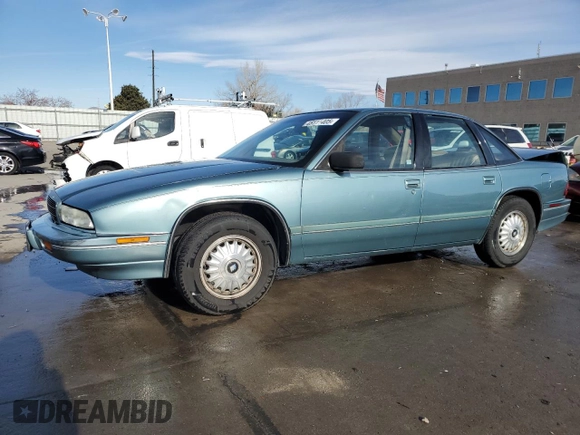 1994 Buick Regal with VIN 2G4WB55L1R1464688, listed as a Copart auction lot 48511405 with 123,944 mi miles and Salvage Title. Bid and sale history available at DreamBid. Image 1.