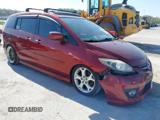 2008 Mazda 5 Sport z VIN JM1CR293980324829, wystawiony jako IAAI lot #42050606 z przebiegiem 166 484 mil mil oraz . Historia ofert i sprzedaży dostępna na DreamBid. Obrazek 1.