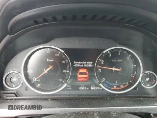 2015 BMW 7 Series 750i xDrive with VIN WBAYB6C56FD965841, listed as a Copart auction lot 48748145 with 102,305 mi miles and Salvage Title. Bid and sale history available at carsss.com. Image 9.