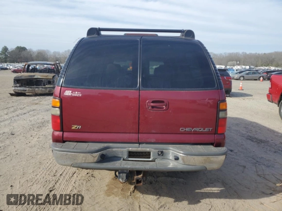 2004 Chevrolet Suburban LS with VIN 3GNFK16Z74G230403, listed as a Copart auction lot 48772155 with 0 mi miles and Salvage Title. Bid and sale history available at carsss.com. Image 6.