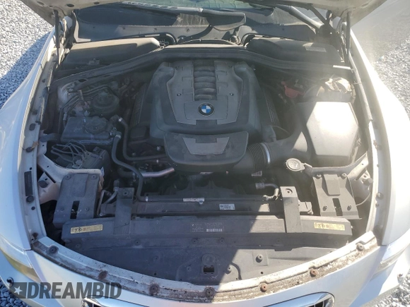 2008 BMW 6 Series 650i with VIN WBAEB53578CX61863, listed as a Copart auction lot 43656185 with 123,009 mi miles and Clean Title. Bid and sale history available at carsss.com. Image 11.