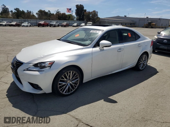 2016 Lexus IS 200t with VIN JTHBA1D25G5032218, listed as a Copart auction lot 52015415 with Not Provided miles and Salvage Title. Bid and sale history available at DreamBid. Image 1.