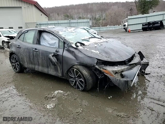 2021 Toyota Corolla Hatchback XSE with VIN JTNC4MBE4M3144071, listed as a Copart auction lot 84012114 with 0 mi miles and Salvage Title. Bid and sale history available at carsss.com. Image 11.