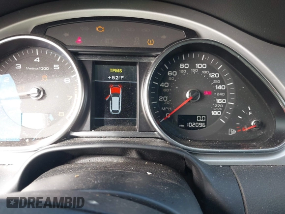 2014 Audi Q7 3.0T S line Prestige with VIN WA1DGAFEXED002838, listed as a IAAI auction lot 41666474 with 102,096 mi miles. Bid and sale history available at carsss.com. Image 7.
