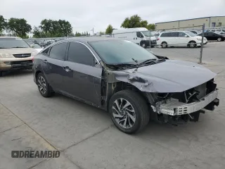 2016 Honda Civic EX with VIN 19XFC2F70GE208835, listed as a Copart auction lot 53749675 with 100,147 mi miles and Salvage Title. Bid and sale history available at DreamBid. Image 4.