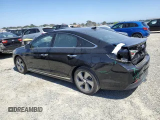 2017 Hyundai Sonata Hybrid Limited with VIN KMHE34L14HA046991, listed as a Copart auction lot 65815373 with 95,854 mi miles. Bid and sale history available at carsss.com. Image 2.