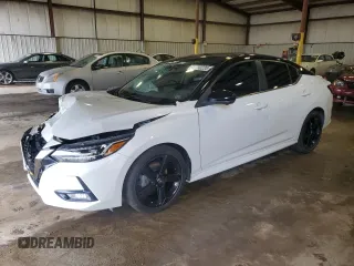 2022 Nissan Sentra SR with VIN 3N1AB8DV0NY311172, listed as a Copart auction lot 51752235 with 21,235 mi miles and Salvage Title. Bid and sale history available at carsss.com. Image 1.